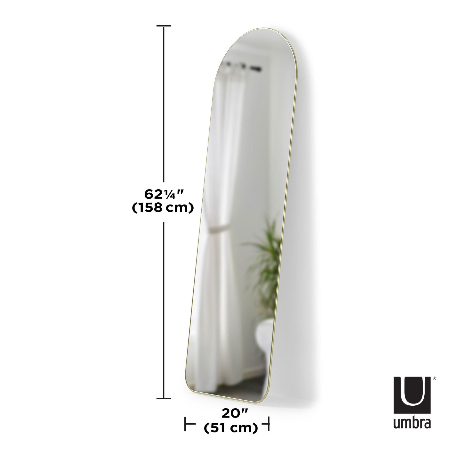 Hubba Arched Leaning & Wall Mirror