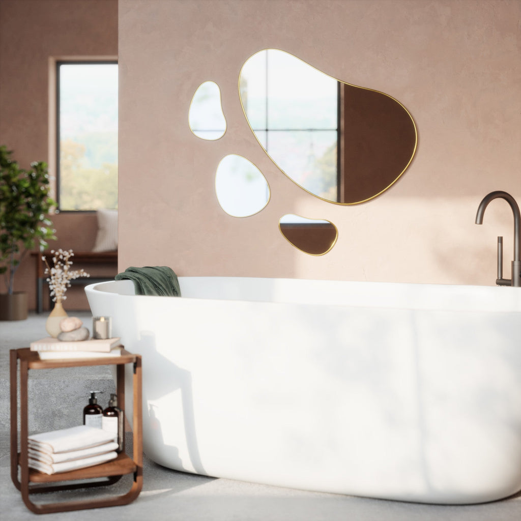 Hubba Pebble Wall Mirrors. Set of 3